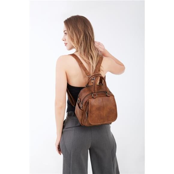 Small Backpack Purse for Women Fashion Daily Use Purses Back Pack Travel - Picture 3 of 7